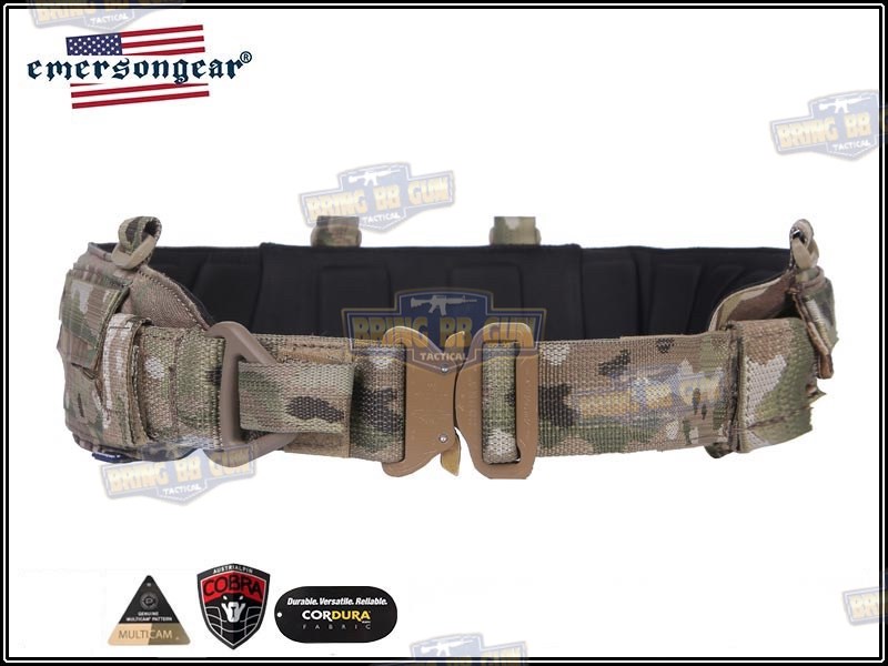 เข็มขัดยุทธวิธี รุ่น Cobra แบบมีนวม ยี่ห้อ Emerson (EmersonGear COBRA Battle Belt) (Battle Belt) (War Belt)