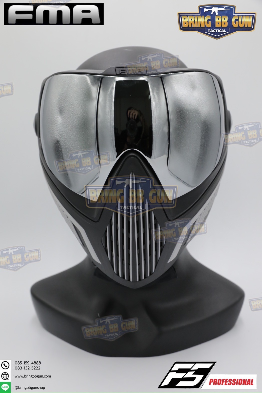 หน้ากาก F5 ยี่ห้อ FMA (FMA F5 STORM GOGGLE MASK) (F5 Professional) (Storm Goggle Mask)