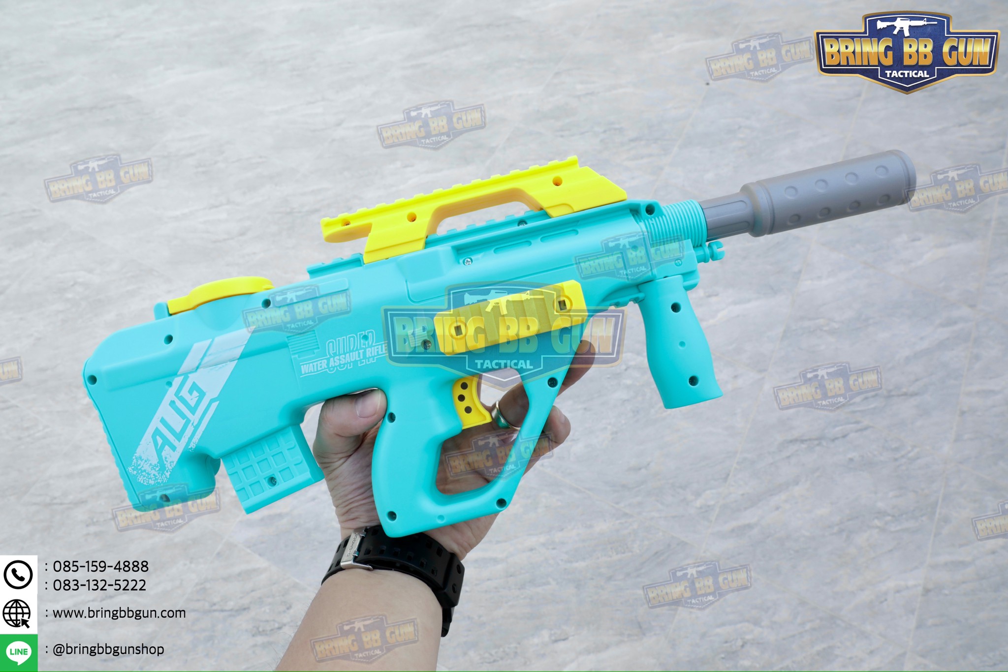 ปืนฉีดน้ำไฟฟ้า รุ่น AUG (ปืนฉีดน้ำของเล่น) (ปืนฉีดน้ำอัตโนมัติ) (ยิงได้ต่อเนื่อง)