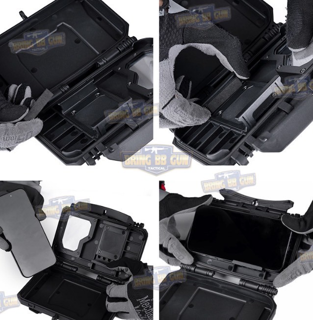 เคสโทรศัพท์ติดเสื้อเวสทรงกล่อง DarkVault 2.0 Case Smartphone Protection(Equipment Storage Box V.2) (Folded Navigation Board)