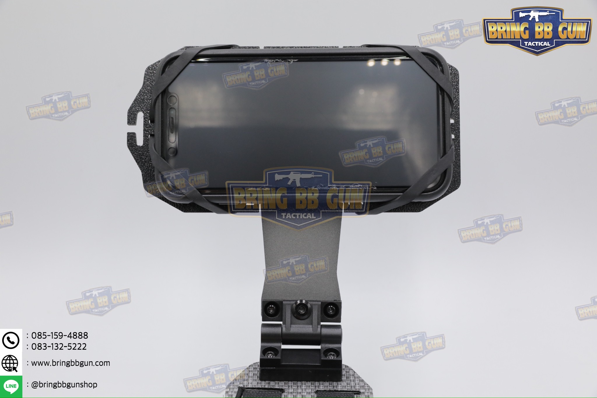 Tactical Rotating Phone Holder เคสโทรศัพท์ติดเสื้อเวส แบบปรับองศาได้ (Folded Navigation Board) (Tactical MOLLE Phone Holder) (Navboard Fliplite Chest Smartphone Mount)