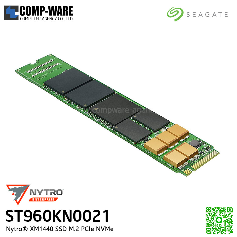Seagate Nytro 960GB XM1440 Series M.2 22110 PCI-Express 3.0 x4 (NVMe) Enterprise SSD - ST960KN0021