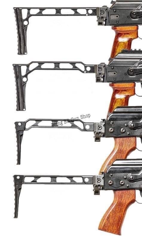 พานท้ายปืนแบบพับได้ 5ku ยี่ห้อ JMac สำหรับ AK