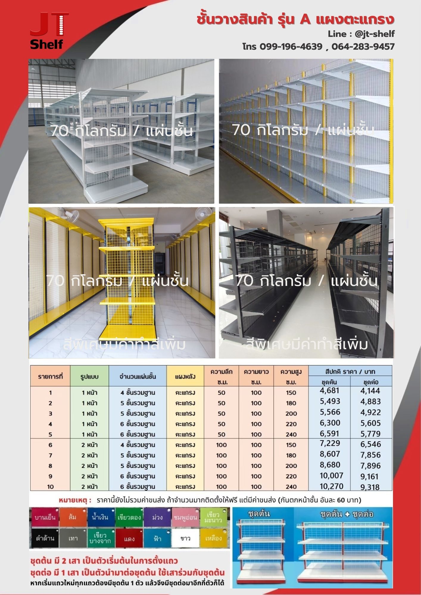 ชั้นวางสินค้า ชั้นวามินิมาร์ท