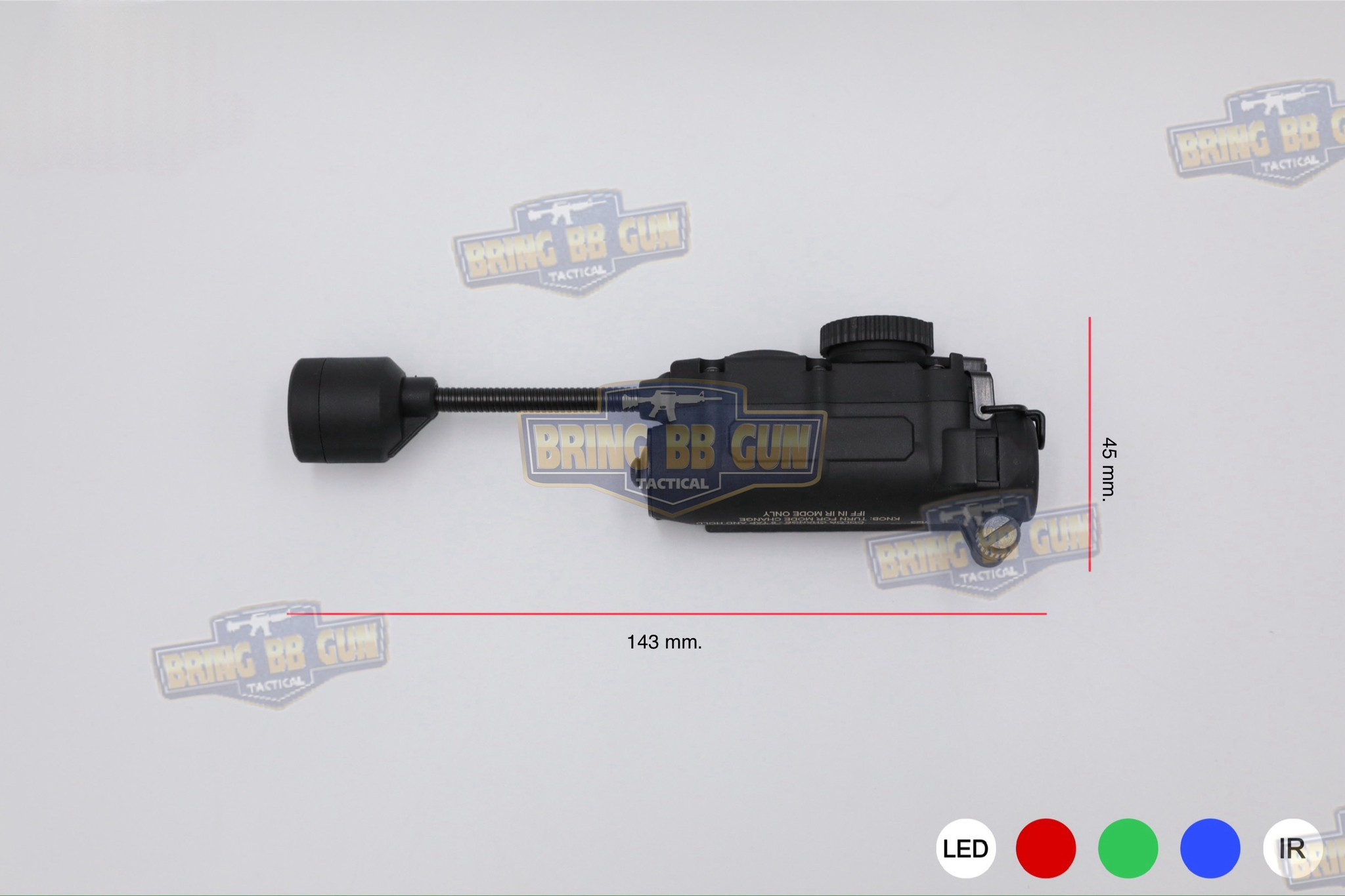 ไฟฉายติดหมวก Sidewinder Stalk (Military Helmet Light System with Flexible Stalk) (ไฟฉายติดหมวกทรงStreamlight)