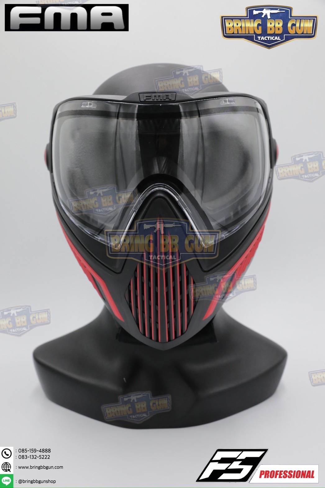 หน้ากาก F5 ยี่ห้อ FMA (FMA F5 STORM GOGGLE MASK) (F5 Professional) (Storm Goggle Mask)