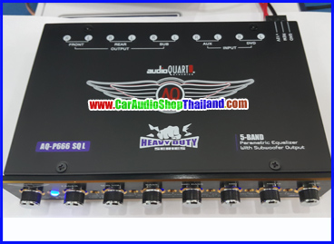 ปรีแอมป์ 5 แบนด์ คุณภาพ AUDIO QUART 666 SQL