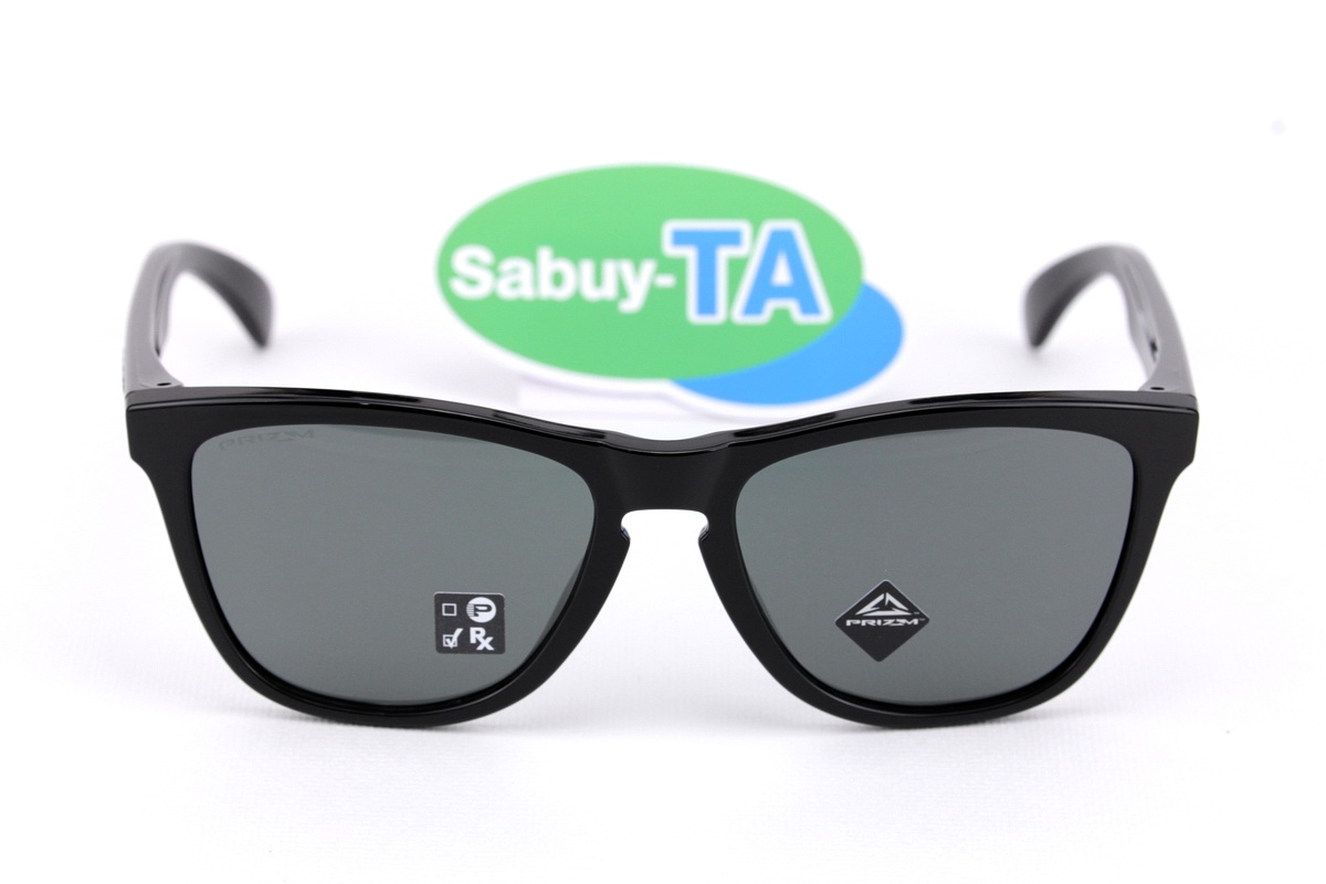 Oakley Frogskins Polished Black/Prizm Grey SKU#OO9245-75 (Asian Fit)