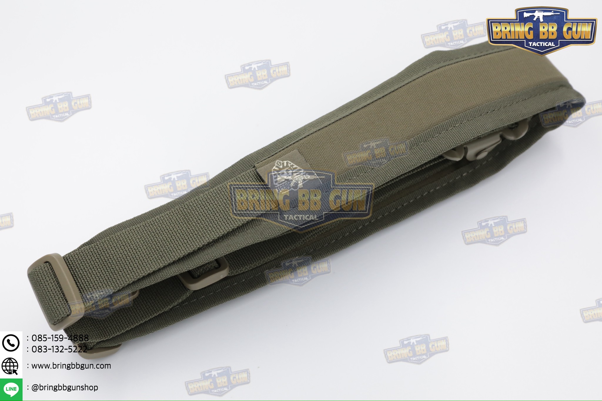 สายสะพายปืน ทรง Ferro (สายสะพายปืนยุทธวิธี 2 จุด) (Padded Sling) (The Slingster) (Adjustable dual point tactical function rope)