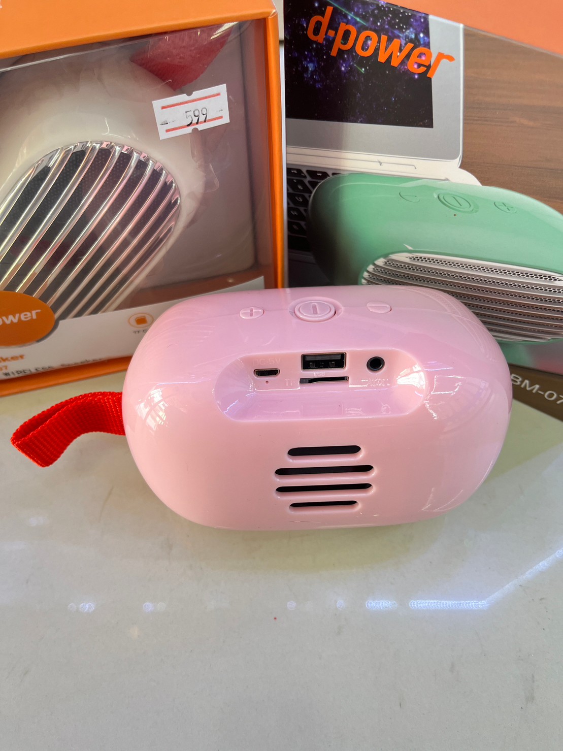D-Power Mini Bluetooth Speaker รุ่น BM-07 SKU-03251