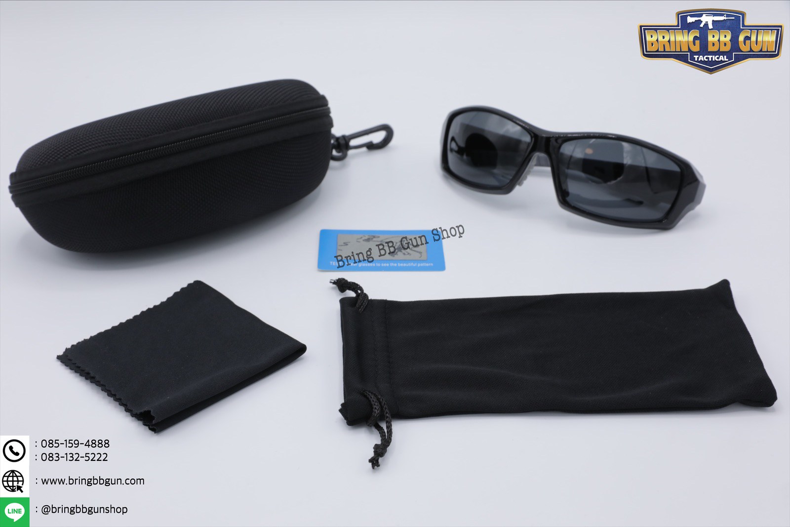 แว่นกันแดด เลนส์ Polarized (เลนส์โพลาไรซ์) รุ่น ทรงสปอร์ต 02