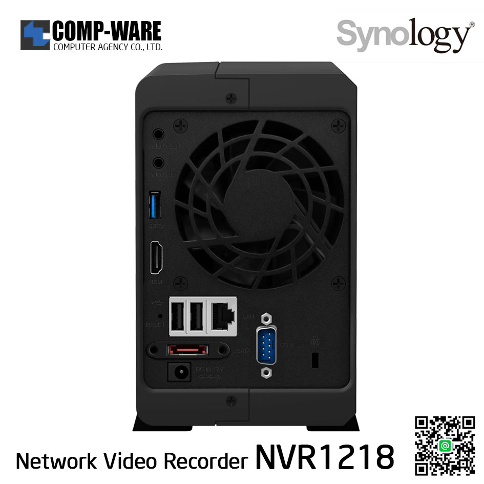 Synology Network Video Recorder NVR1218 (12CH), No HDD