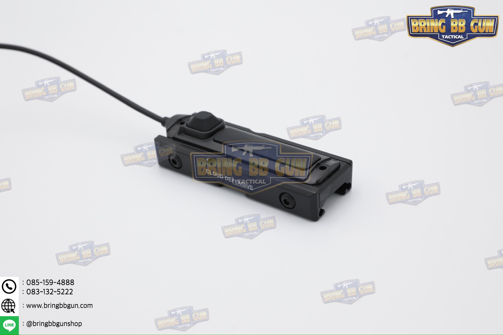 LCS MK2 ยี่ห้อ Cloud Defensive (ตัวจับสวิตช์หางหนูของไฟฉาย) รุ่น ระบบราง Picatinny (รางรถไฟ,ราง20mm.) (Light Control System) (ใช้ได้กับชุดหน้าระบบราง Picatinny เท่านั้น)