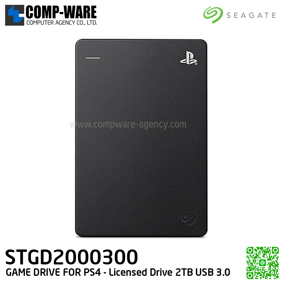 Seagate 2TB Game Drive for PS4 Licensed Drive Portable External USB3.0 Hard Drive - STGD2000300