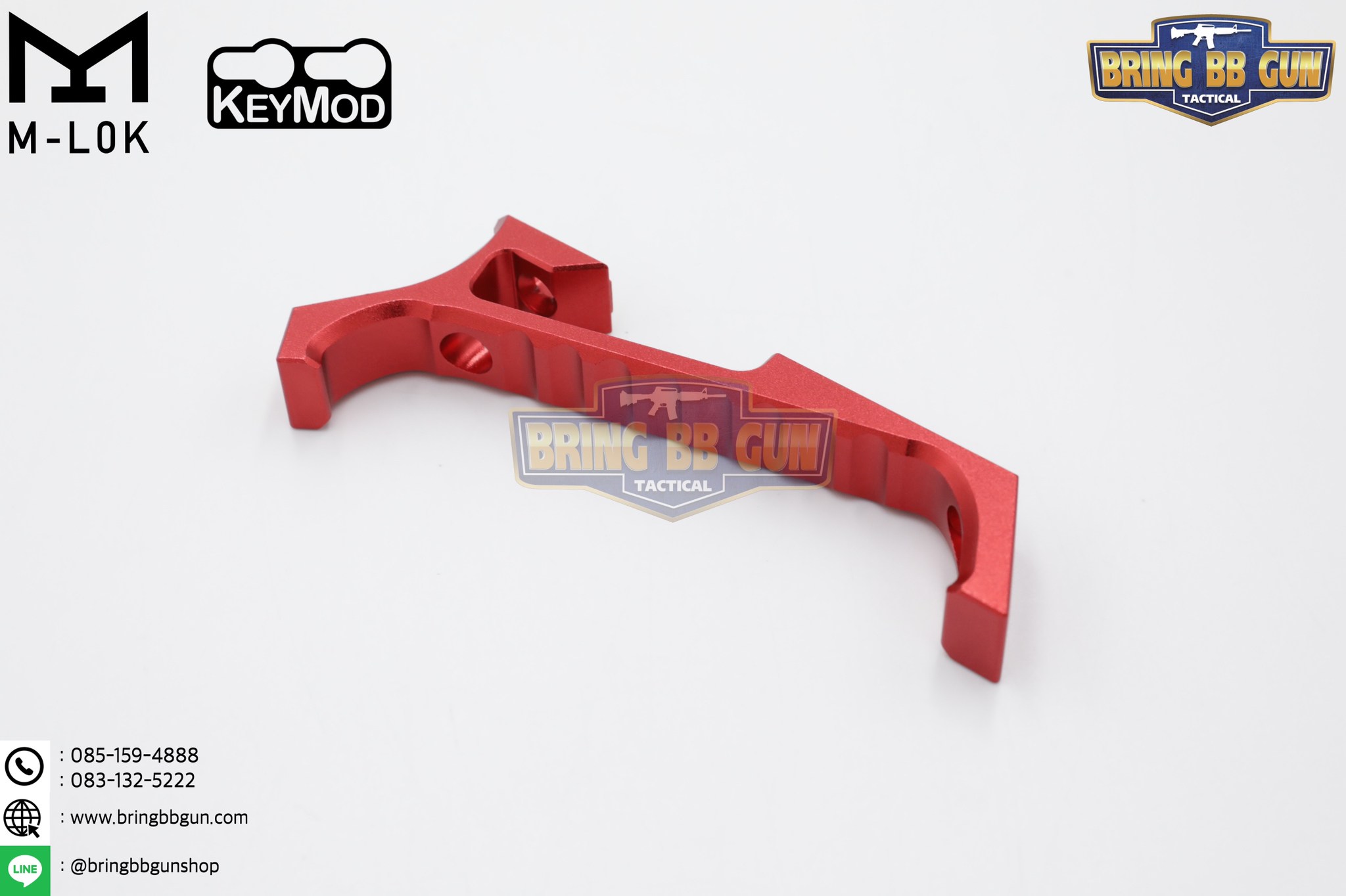 กริ๊ปมือหน้า VP23 (VP23 Tactical Angled Grip) (VP23 Tenaci Grip) (ใช้ได้กับชุดหน้าระบบราง M-Lok และ Keymod)