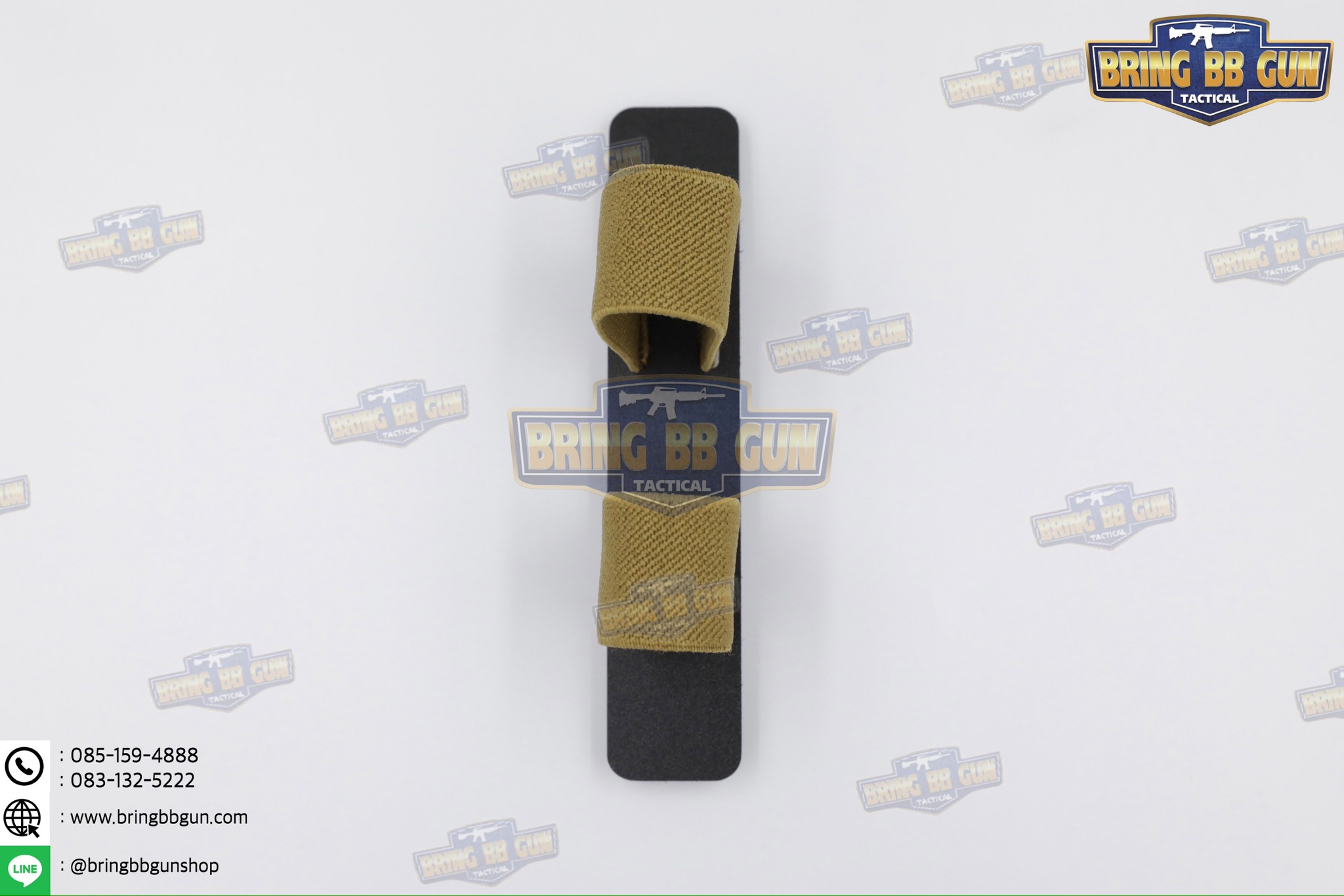 สายรัดเก็บทูนิเก้ แบบMolle ติดเข็มขัดยุทธวิธี/เสื้อเวส ยางยืด(สำหรับเก็บทูนิเก้) แบบMolle ติดเข็มขัดยุทธวิธี/เสื้อเวส สายรัดจัดเก็บอุปกรณ์ทูนิเก้ แบบMolle (Belt Mounted Elastic Tourniquet) (Elastic TQ Holder) (Tourniquet Holder)