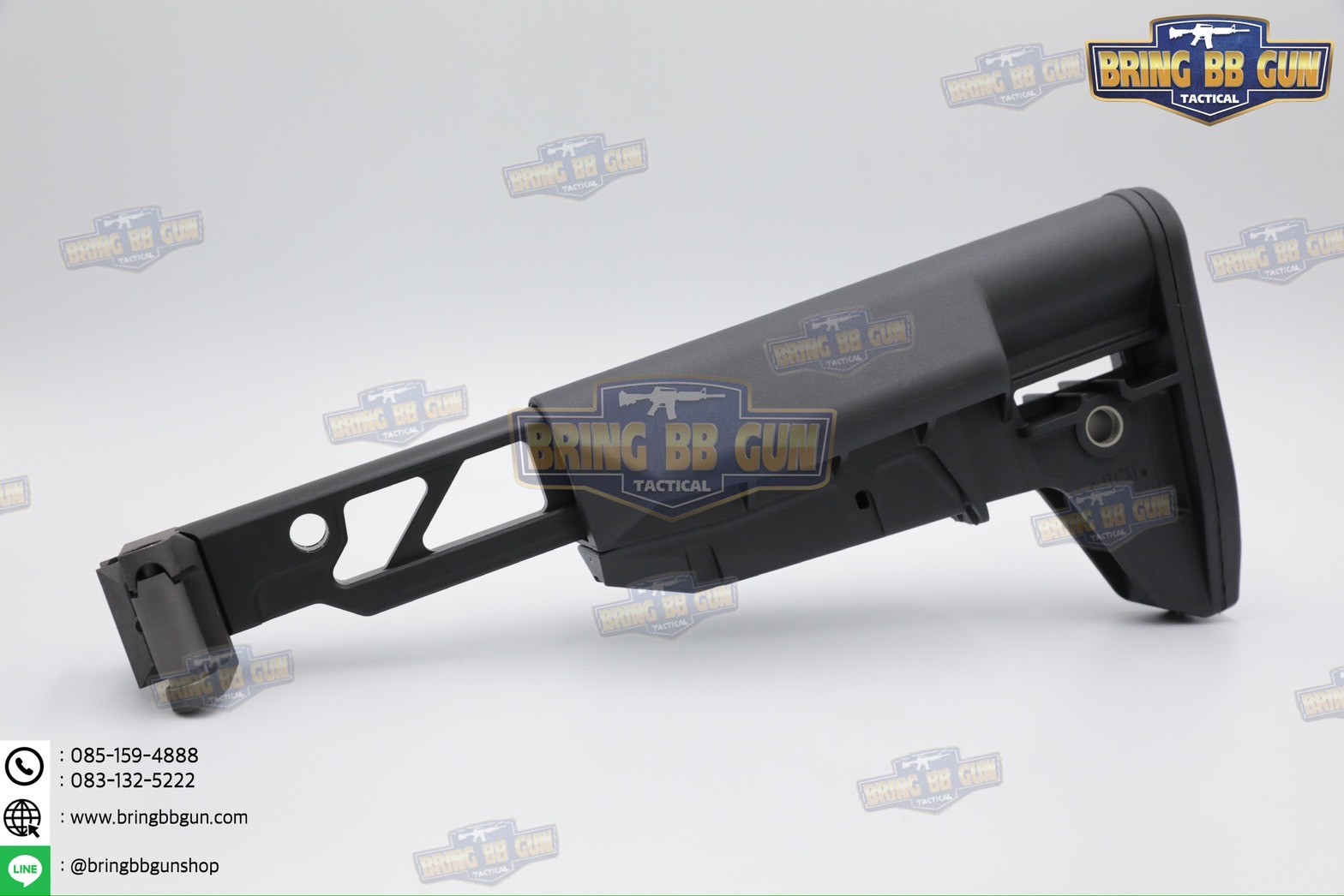 แกนพานท้ายพับได้ทรง JMAC สำหรับ Sig Sauer MPX/MCX รุ่น JMAC ST-6 Skeletonized Tube (Folding Adapter) (1913 Adapter) (JMAC) (MCX) (MPX) (1913)