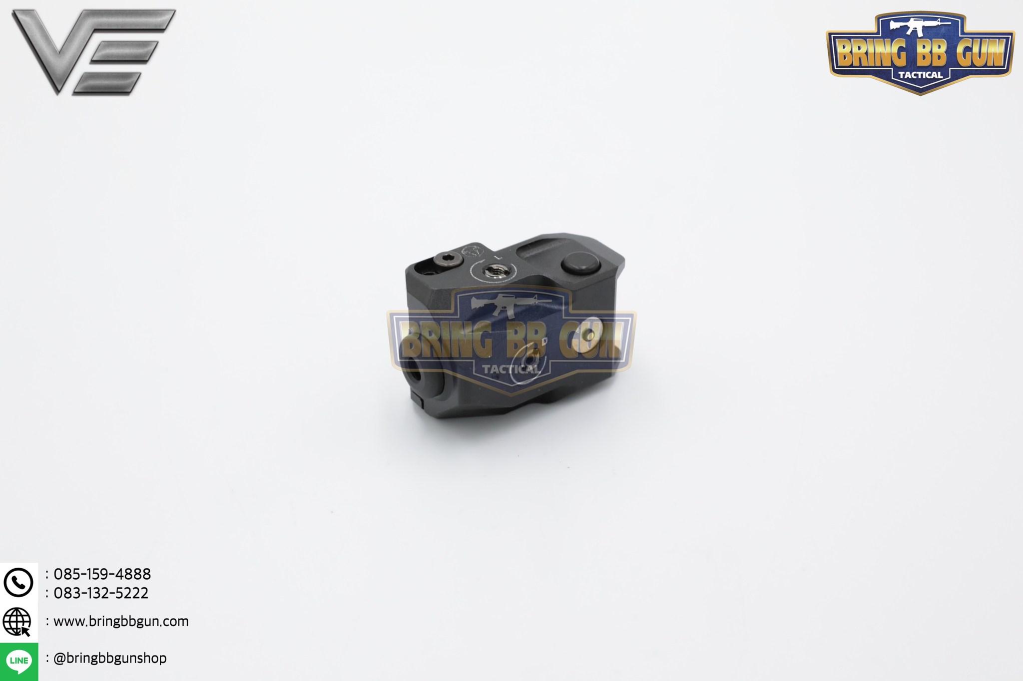 เลเซอร์สีแดงชี้เป้าติดปืน (Sub-Compact) ยี่ห้อ Vector Optics รุ่น Viper Ray Scrapper (Viper Ray Scrapper Sub-Compact Pistol Flashlight)