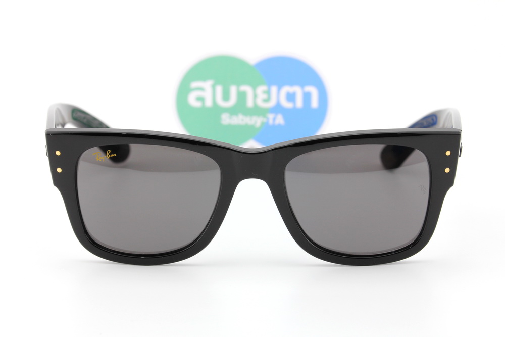 RayBan Mega Wayfarer RB0840SF 6826J5 Blacked Out collection by A$AP Rocky