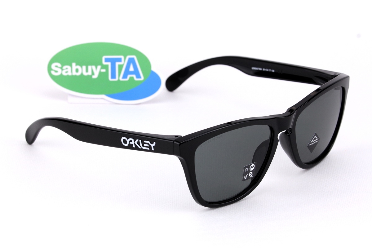 Oakley Frogskins Polished Black/Prizm Grey SKU#OO9245-75 (Asian Fit)