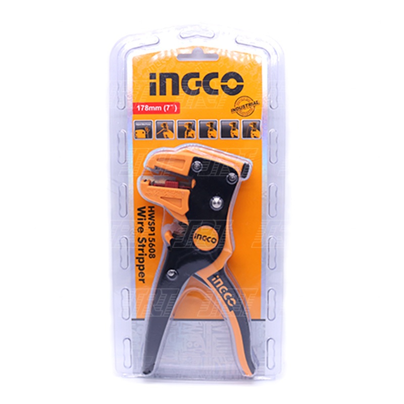 คีมปอกสายไฟ HWSP15608 | INGCO | 06-02-0339