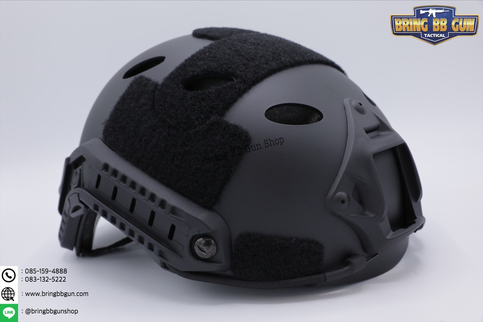 หมวก Fast (หมวกฟาส) (Fast Helmet PJ type) รุ่น Standard-pound holes