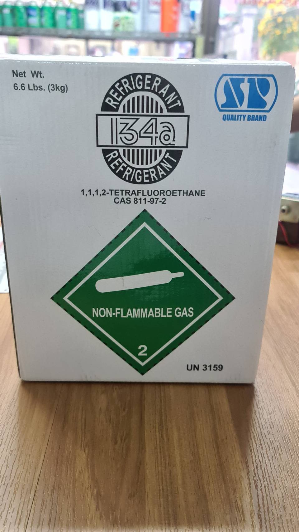 0000315 น้ำยา แอร์ R134a ถัง 3 กิโลกรัม