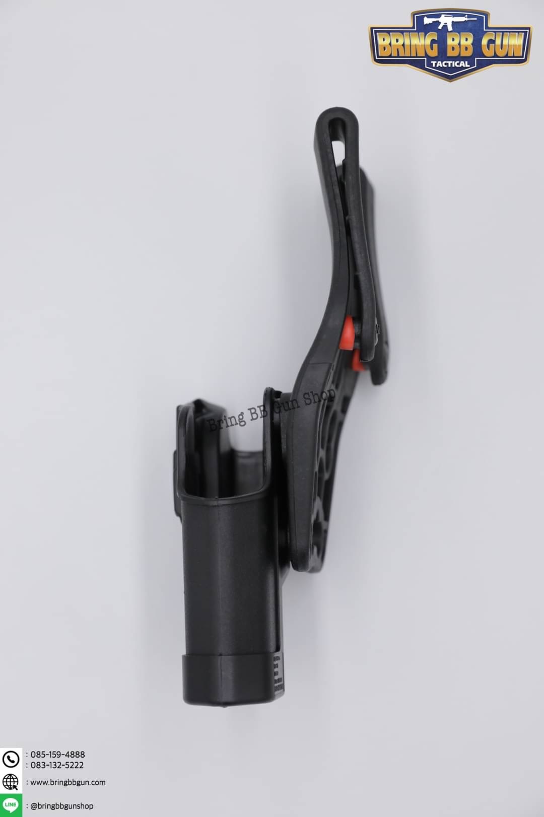 ซองปืนพกนอก + เพลทลดต่ำ ยี่ห้อ Black Hawk