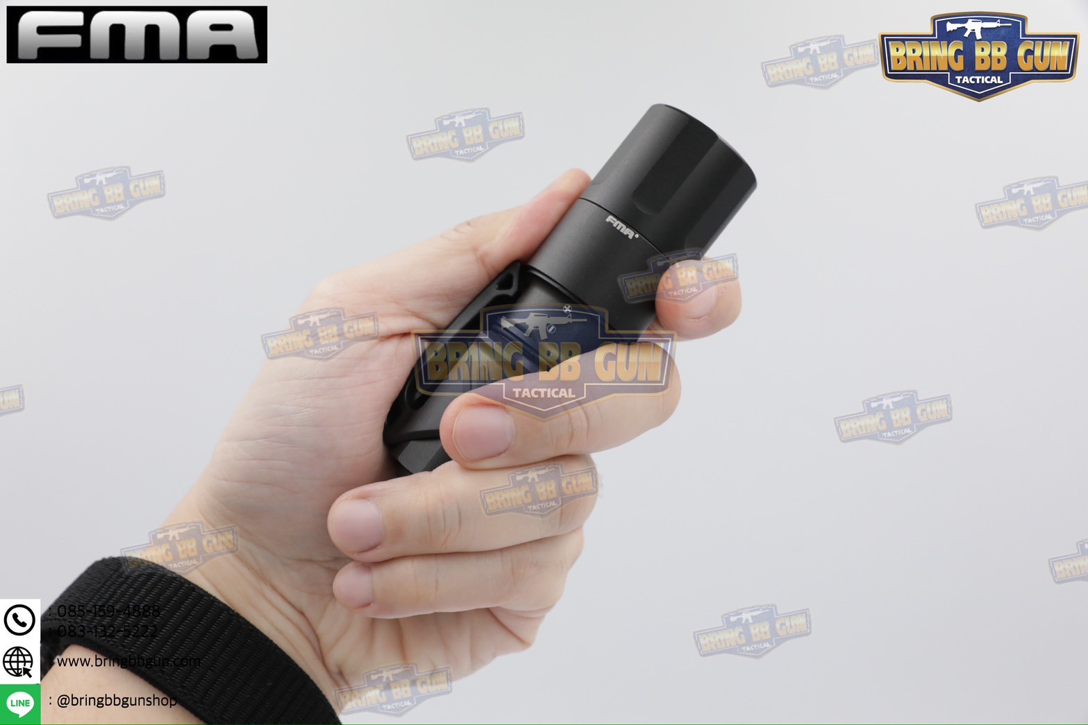 ไฟฉาย ยี่ห้อ FMA ทรง Cloud Defensive MCH-HC Micro (หลอดLED) (FMA MCH-EDC Flashlight) (MCH Handhelds) (Mission Configurable Handheld) #ไฟฉายมือถือ #ไฟฉายพกพา