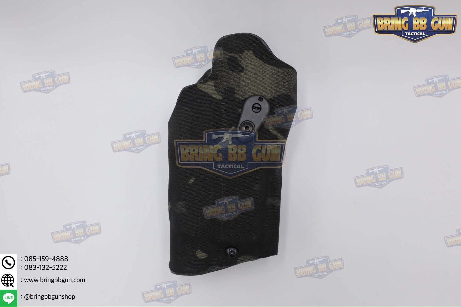 ซองปืนพกนอกปลดนิ้วโป้ง Sig Sauer P320 + ช่องไฟฉาย (ซองปืน 6354DO) (6354 DO) (P320 + X300)