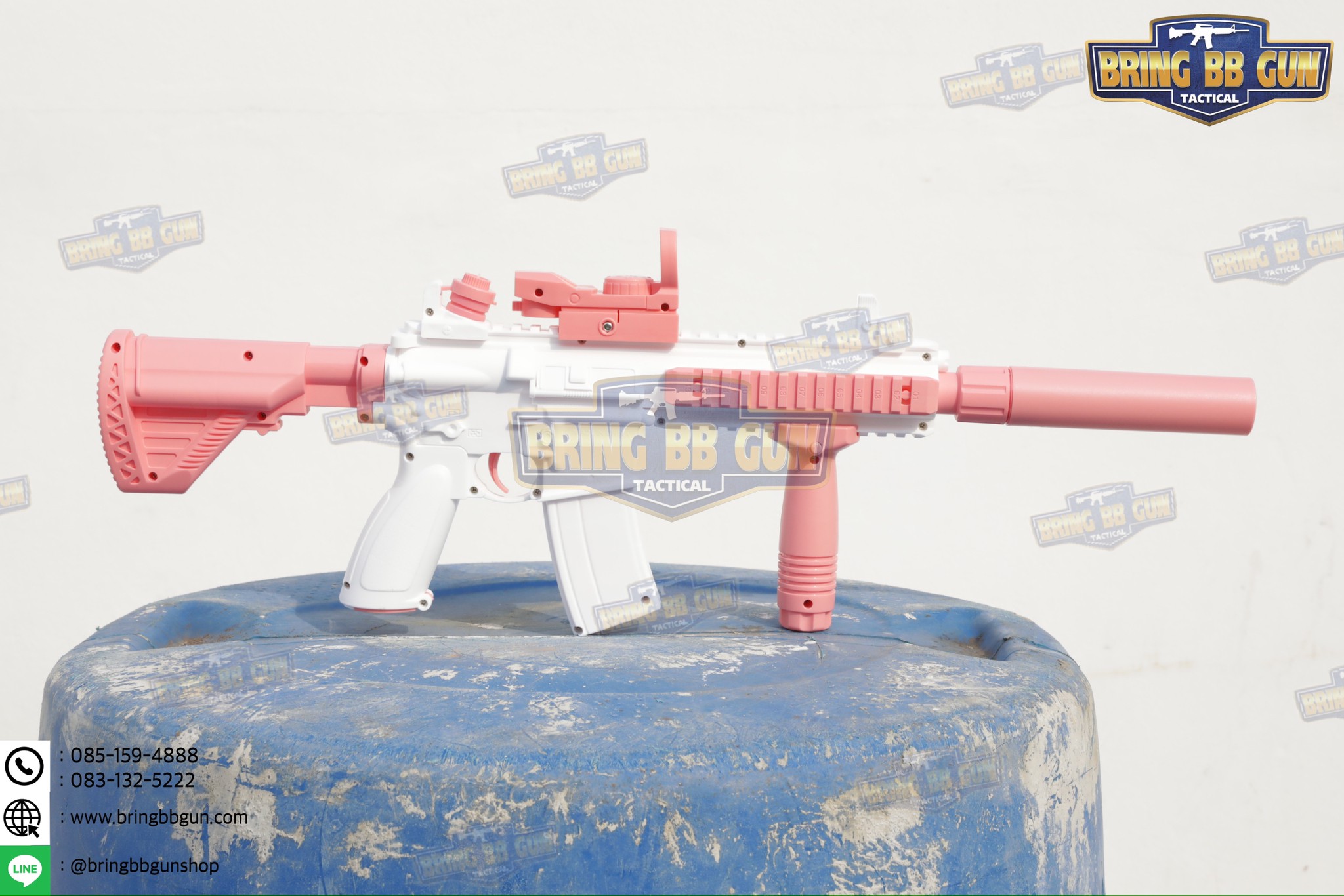 ปืนฉีดน้ำไฟฟ้า รุ่น HK416 (ปืนฉีดน้ำของเล่น) (ปืนฉีดน้ำอัตโนมัติ) (ยิงได้ต่อเนื่อง)