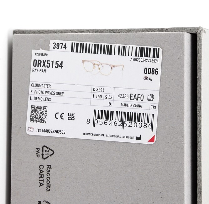 RayBan RX5154 8291 Change