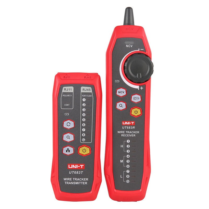 UNI-T UT683KIT wire tracker เครื่องทดสอบติดตามสาย RJ45, RJ11 รุ่น UT683