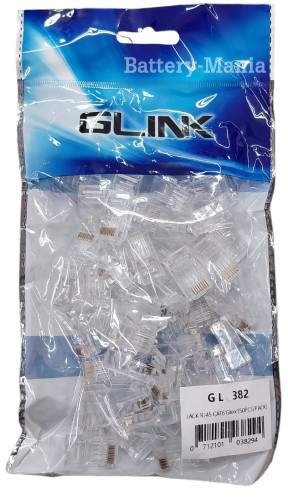 Glink หัวแลน RJ-45 CAT5 รุ่น GL382 ห่อละ 50 ตัว ออกใบกำกับภาษีได้