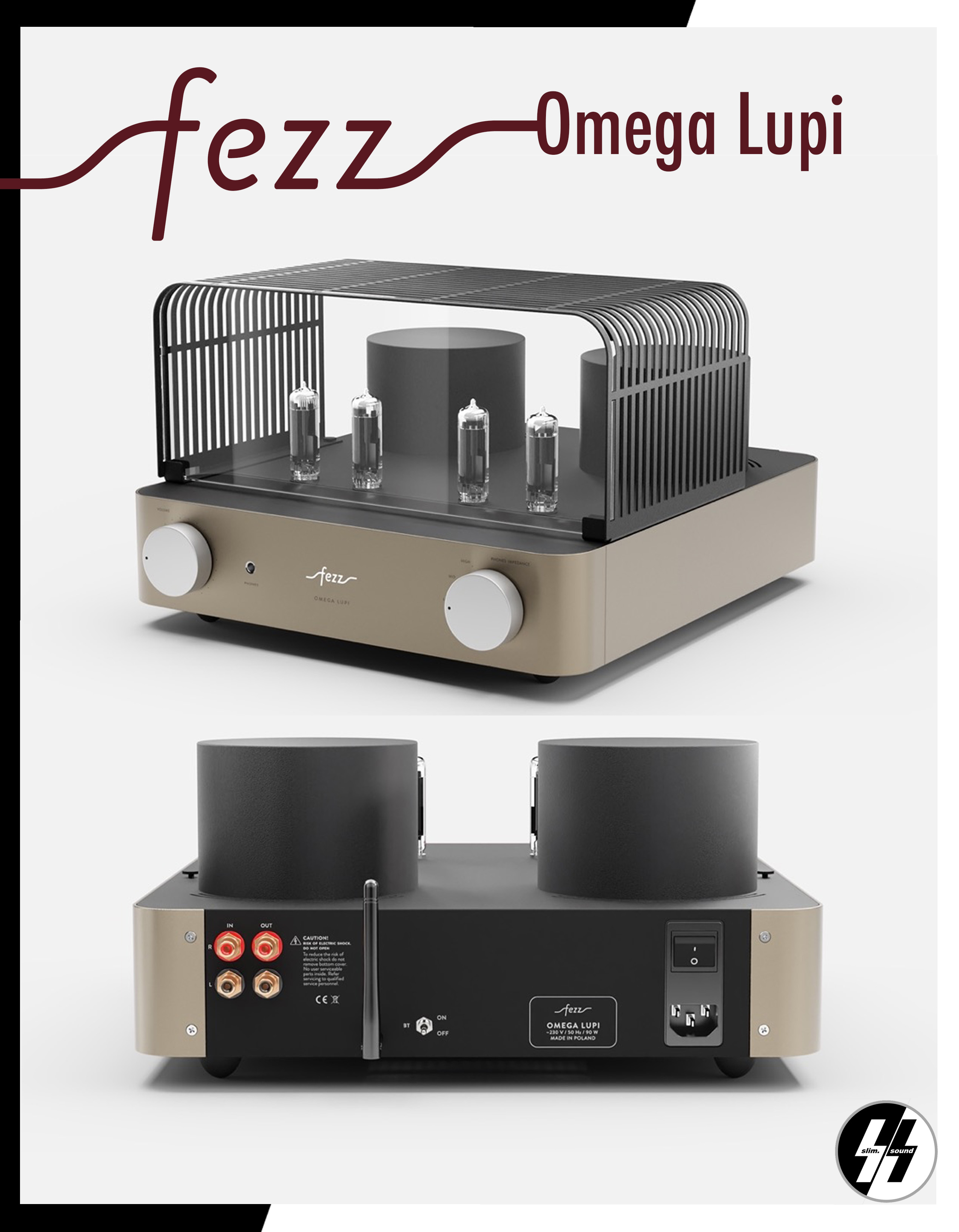 แอมป์หูฟังหลอด - ปรีแอมป์หลอด | Fezz - Omega Lupi | Vacuum Tube Headphone Amplifier & Pre-Amplifier