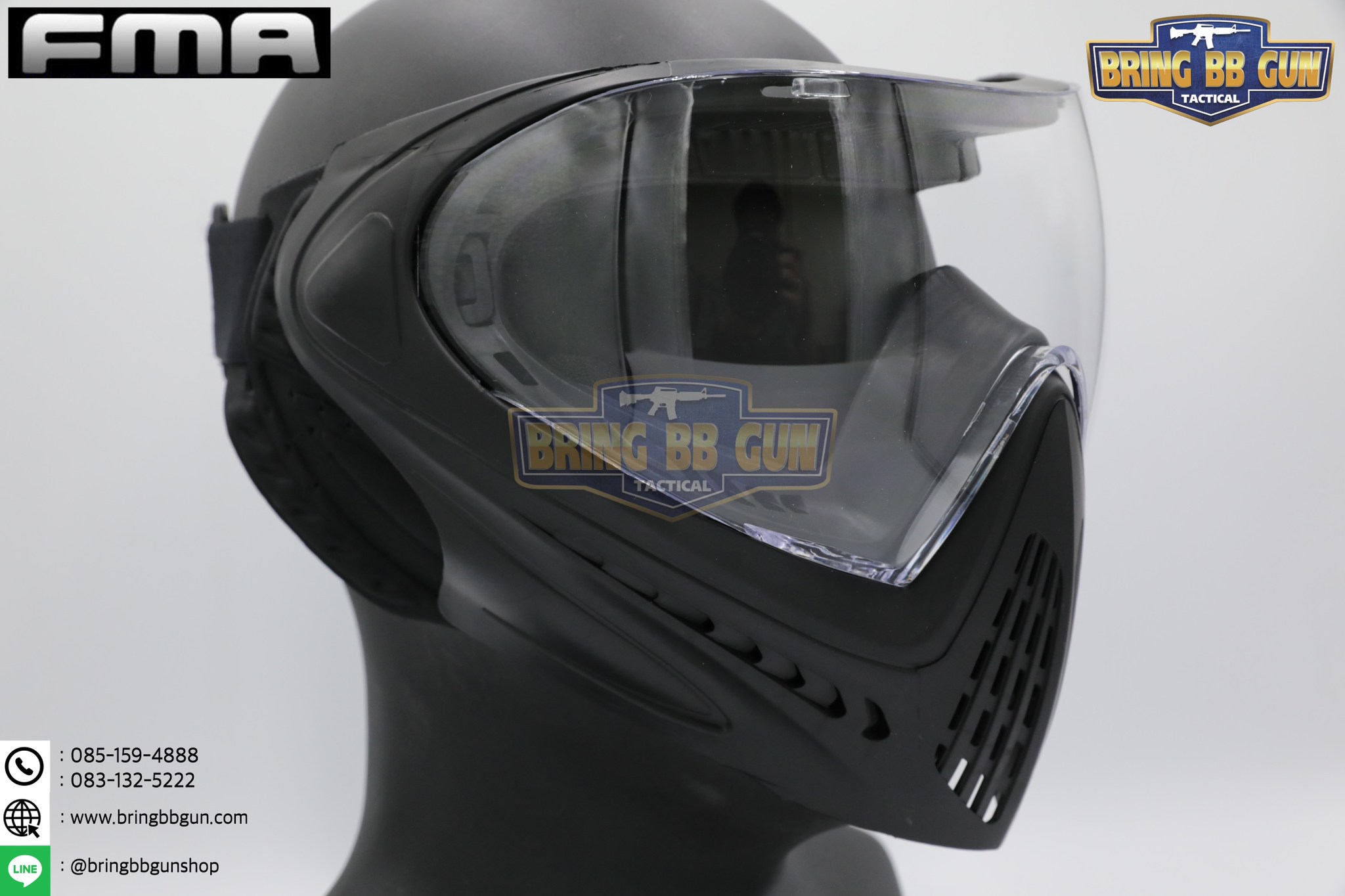 หน้ากาก F1 ยี่ห้อ FMA รุ่น เลนส์1ชั้น หน้ากากลายพราง