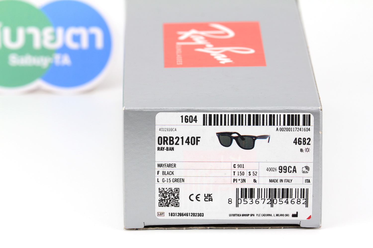 RayBan Wayfarer RB2140F 901 52mm.