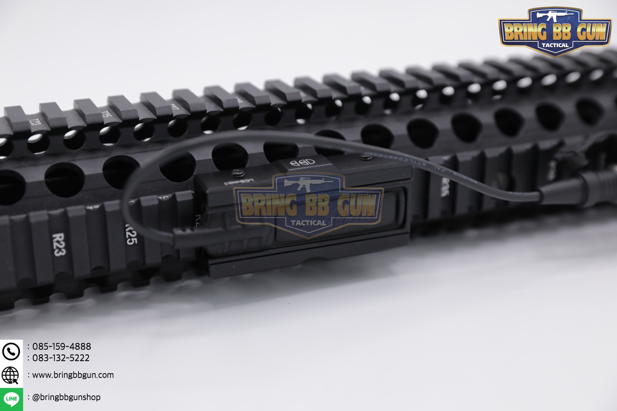 LCS ยี่ห้อ Cloud Defensive (ตัวจับสวิตช์หางหนูของไฟฉาย) รุ่น ระบบราง Picatinny (รางรถไฟ,ราง20mm.) (Light Control System) (ใช้ได้กับชุดหน้าระบบราง Picatinny เท่านั้น)