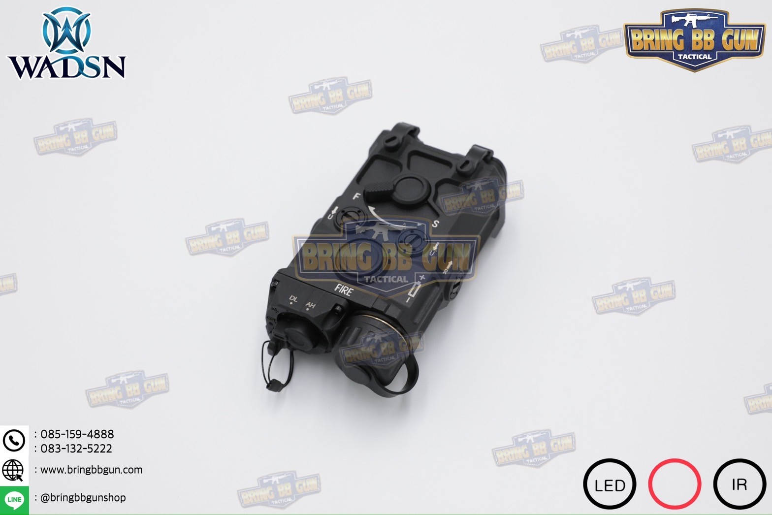 กล่อง Eo-tech OGL ยี่ห้อ WADSN รุ่น พลาสติก (เลเซอร์ชี้เป้าสีแดง) (OGL) (EOTECH OGL) (ON-GUN-LASER)