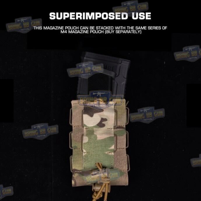 เพ้าแม็กกาซีน ทรง Wilder Tactical รุ่น Urban Assault Extended (ซองแม็กกาซีนเดี่ยวทรง) (Urban Assault Extended Pistol Magazine Pouch) (Magazine Pouch)