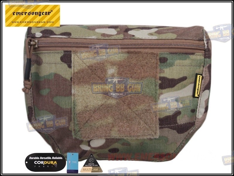 กระเป๋าจิงโจ้ติดเสื้อเวส ยี่ห้อ Emerson (EmersonGear armor carrier drop pouch/AVS JPC CPC) (Armor Carrier Drop Pouch) (Lower Accessories Pouch) (Drop Pouch)
