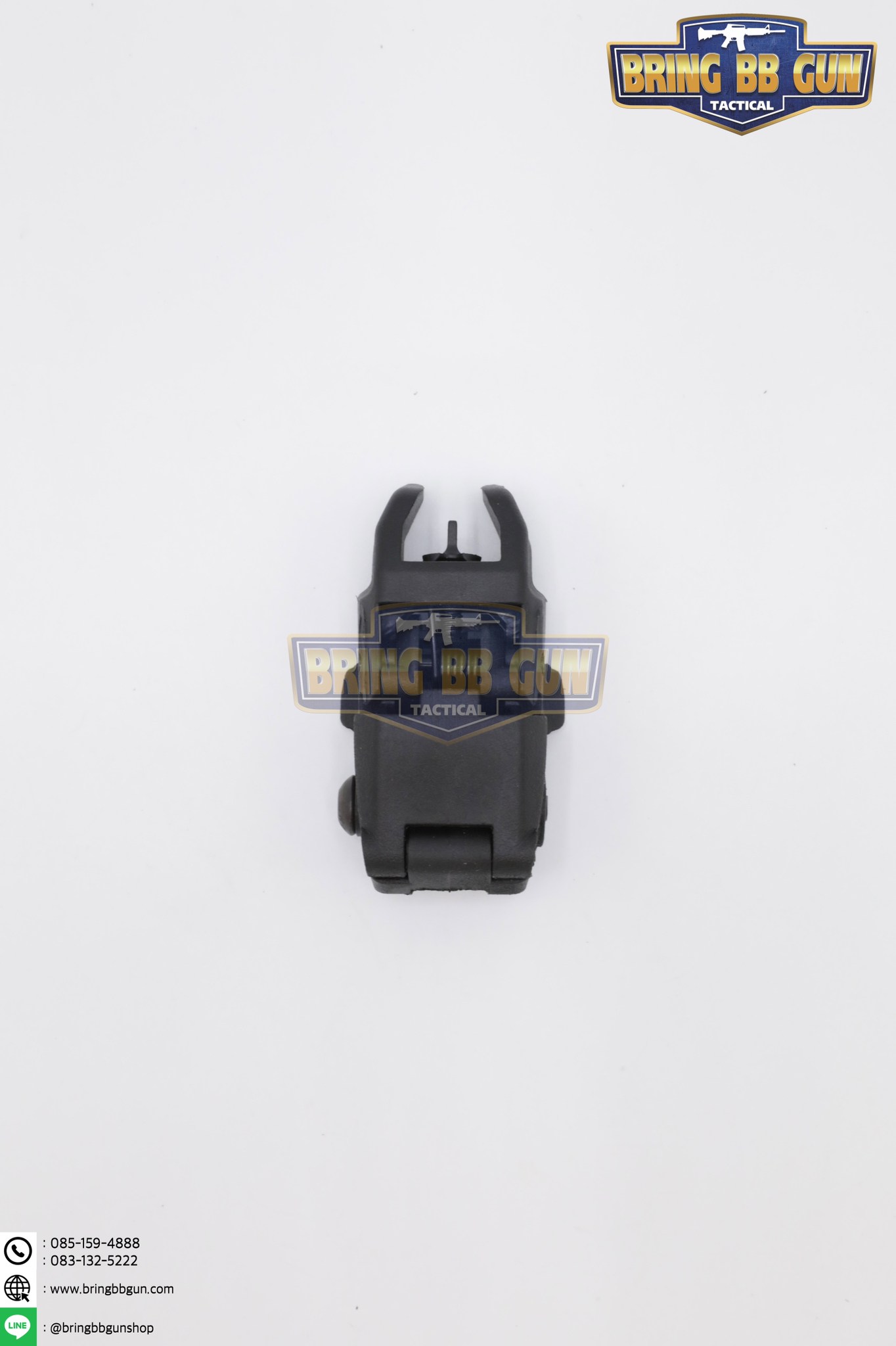 ศูนย์หน้า-หลังพับได้แบบพลาสติก ทรงMagpul รุ่น MBUS