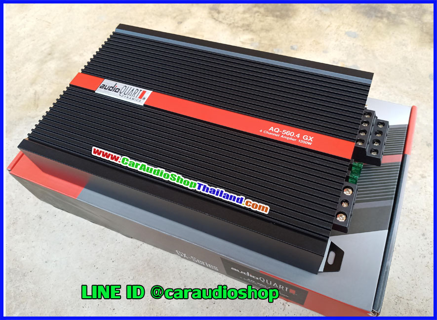 แอมป์ 4 CH ราคาประหยัด AUDIO QUART 560.4 GX
