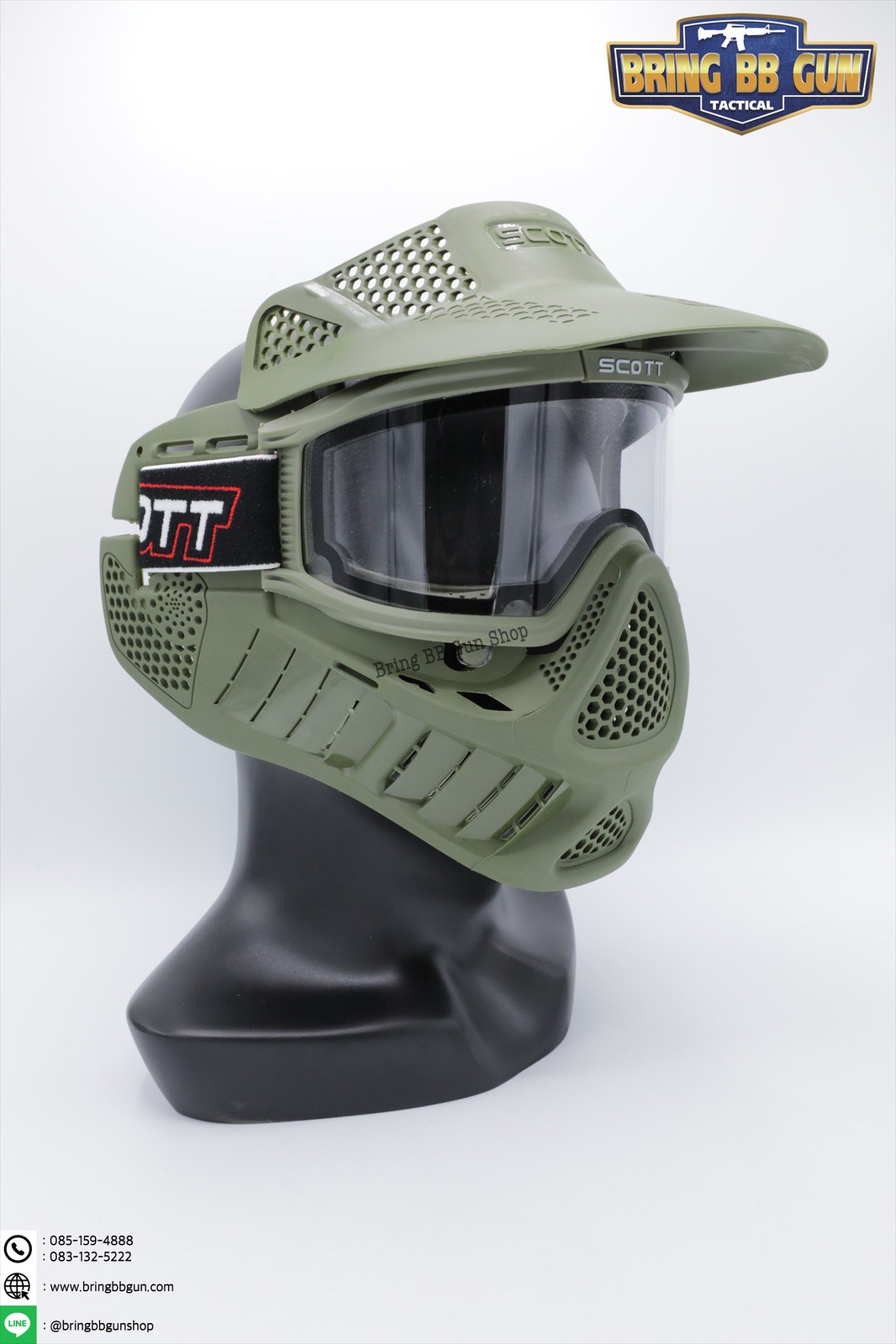 หน้ากาก Scott Mask เจน2 (รุ่นเลนส์สองชั้น)