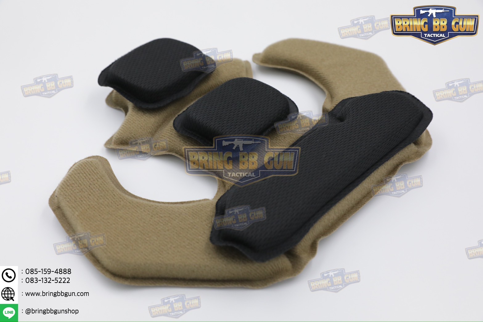 รองในหมวก แบบ Double Layer (เมมโมรี่โฟม) (รองในหมวก Exfil / Fast / SF Super High Cut / Mich ) (ฟองน้ำติดด้านในหมวก)