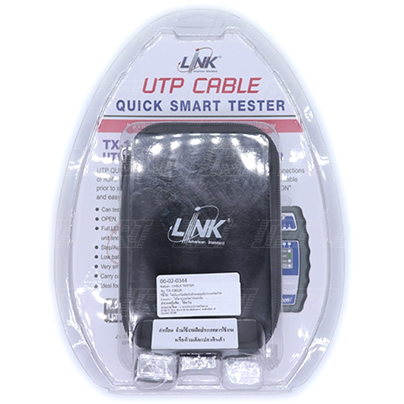 เครื่องมือตรวจสอบสาย | 06-02-0344 | LINK TX-1302A CABLE TESTER