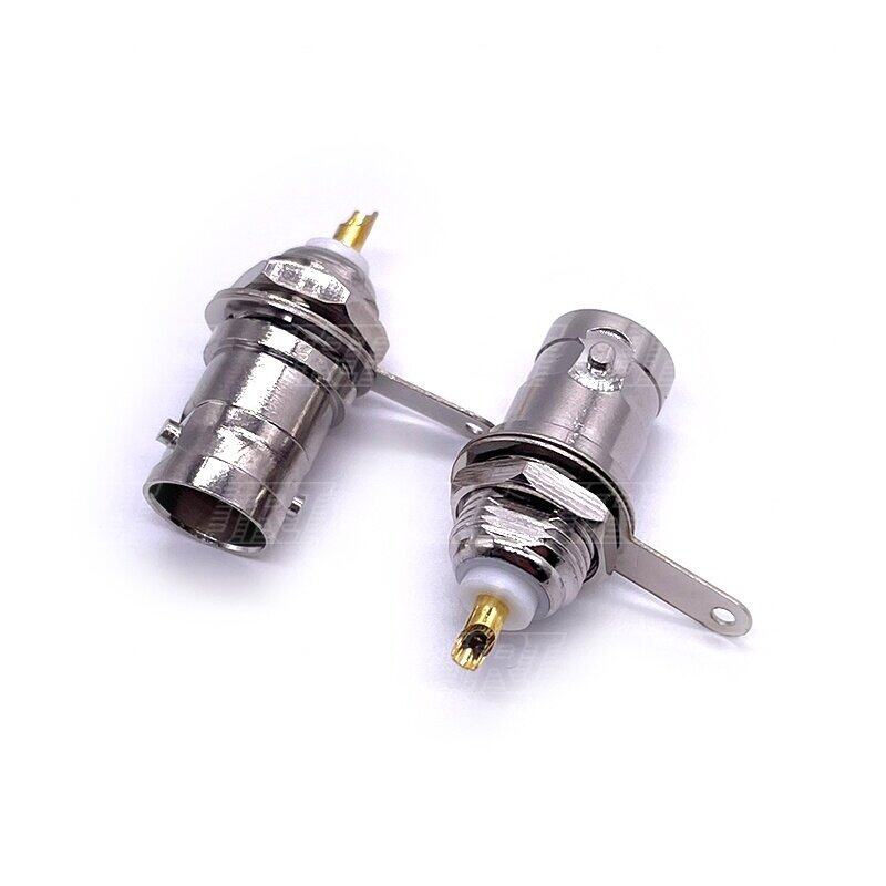 แจ๊ค BNC ติดแท่นตัวกลม | PC600 | CM-7031 BNC FEMALE CONNECTOR | 1แพ็ค/10ชิ้น | ปลั๊กแจ๊ค