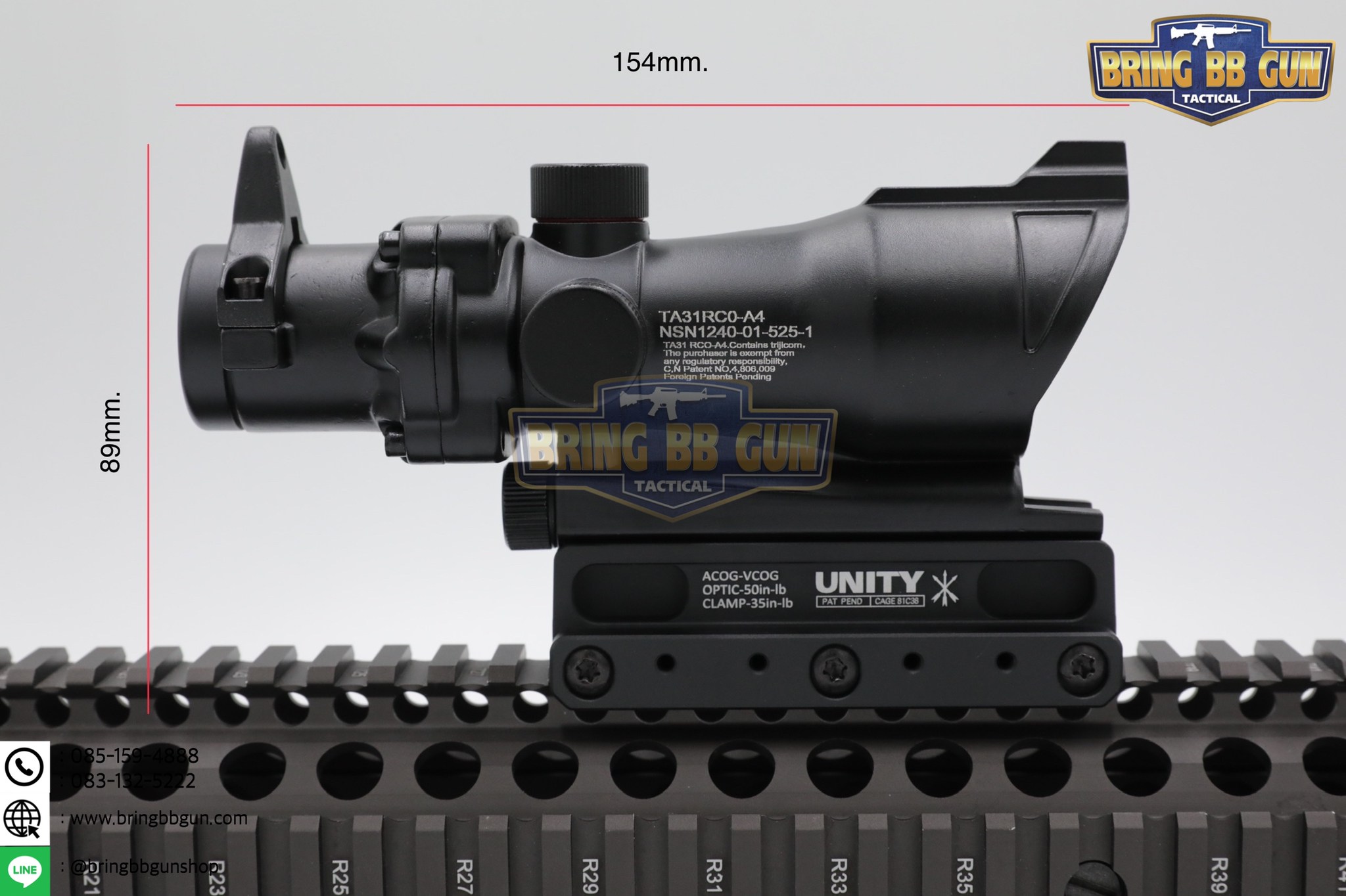 ดอท Acog + ขาจับดอทAcog Unity (Trijicon Acog + Unity FAST™ COG Series Mount) (ดอท Trijicon Acog + Unity FAST COG Series Mount) (เรทดอท Acog + ขา Unity) (Acog + ขายกสูง)