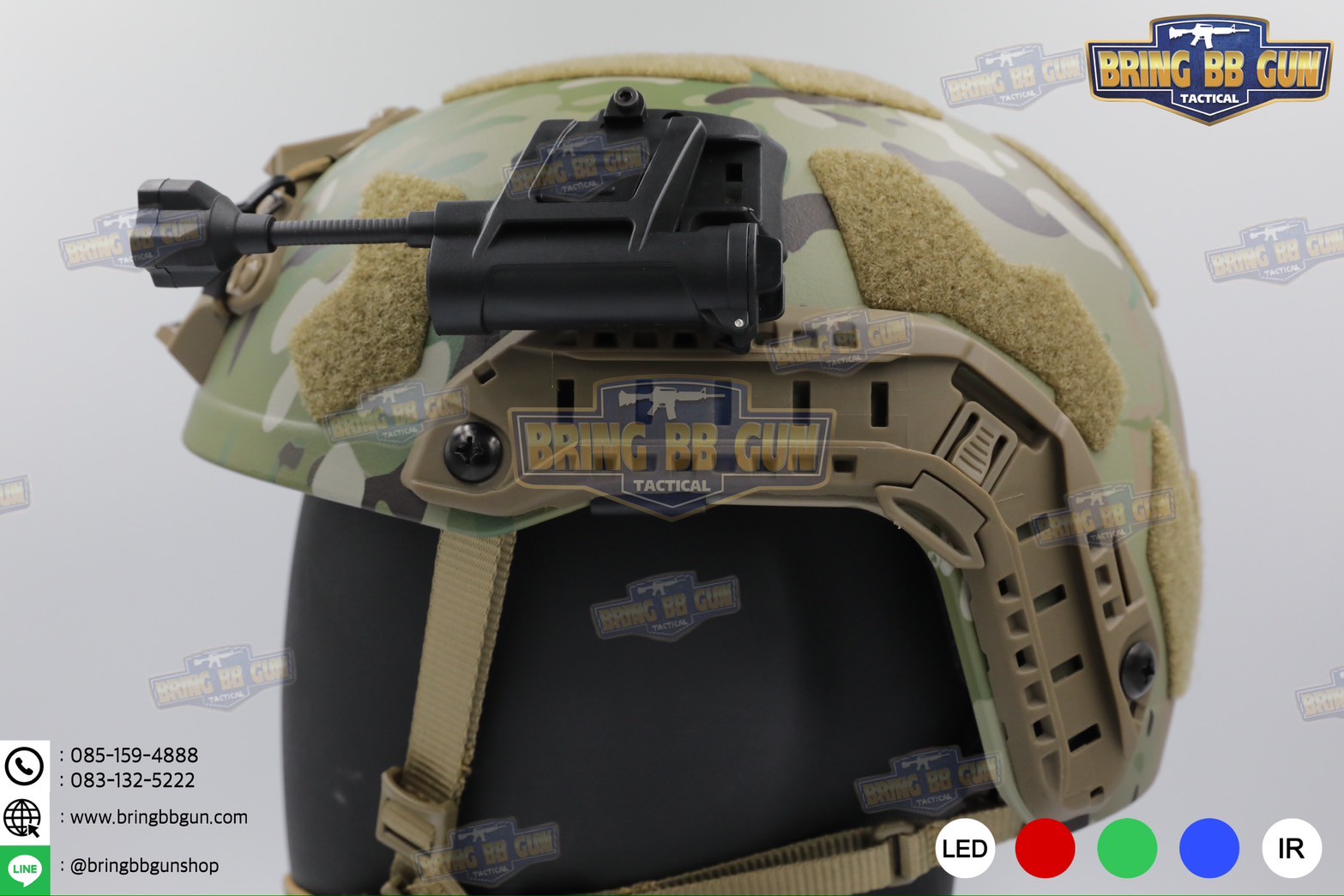 ไฟฉายติดหมวก MPLS Charge 4.0 (Military Helmet Light System) (ไฟฉายติดหมวกทรงPrinceton Tec)