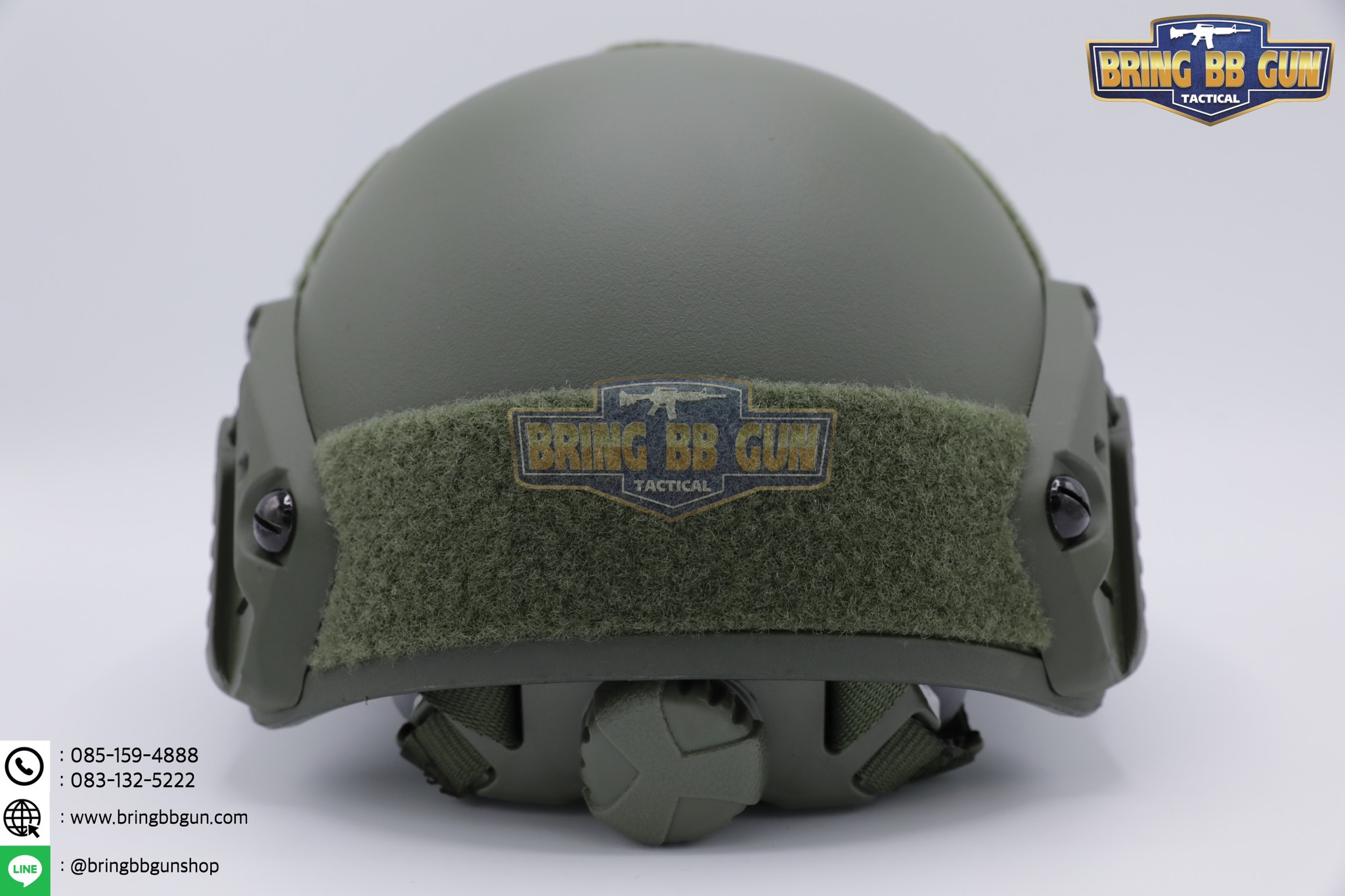 หมวก Fast ปรับท้ายทอยได้(หมวกฟาส) (Fast Helmet MH type) รุ่น Upgrade Version No holes ปรับรัดท้ายทอย